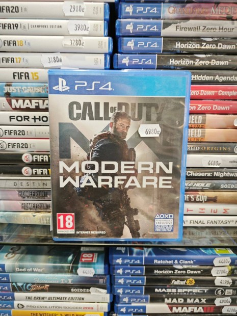 Call of Duty Modern Warfare PS4 és még 400 játék készleten!