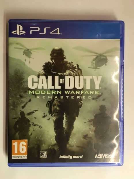 Call of Duty Modern Warfare Remastered Playstation 4 Ps4 jtk