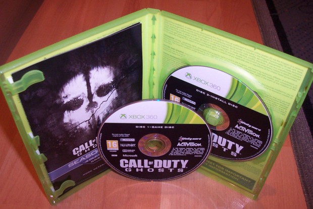Call of Duty: Ghosts (2 DVD) - eredeti xbox360/ONE jtk