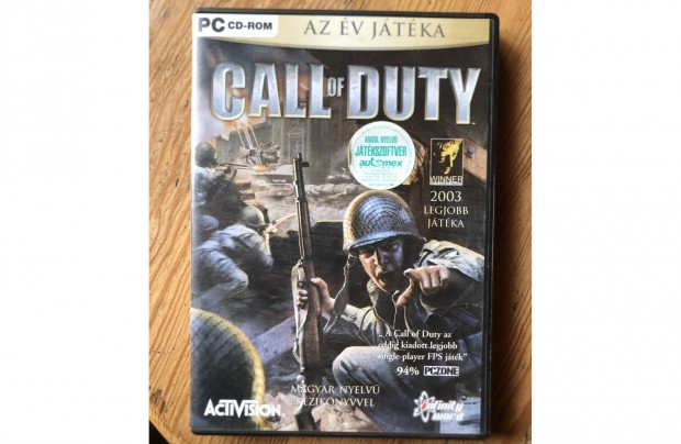 Call of Duty pc Cd, számítógépes játék 3000 Ft
