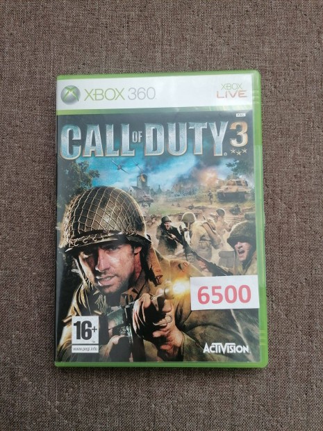 Call of duty 3 Xbox 360 jtk elad!