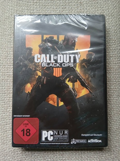 Call of duty balck ops 4 eredeti pc játék dvd (kulcs)bontatlan