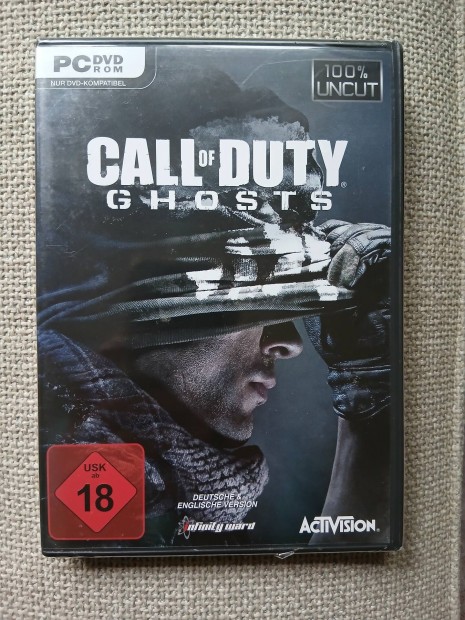 Call of duty ghost pc eredeti bontatlan dvd