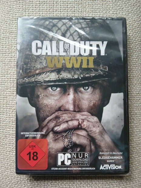 Call of duty ww2 eredeti bontatlan dvd (kulcs)