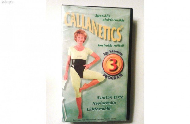 Callanetics VHS kazetta alakformls korhatr nlkl 1 190 Ft 1