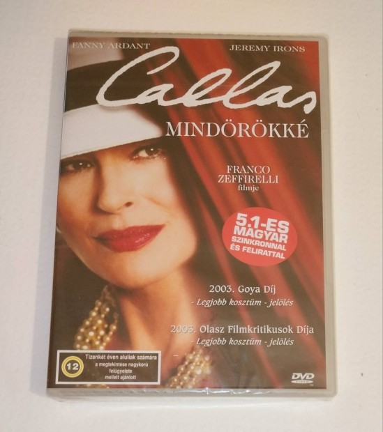 Callas mindrkk dvd bontatlan Fanny Ardant , Jeremy Irons