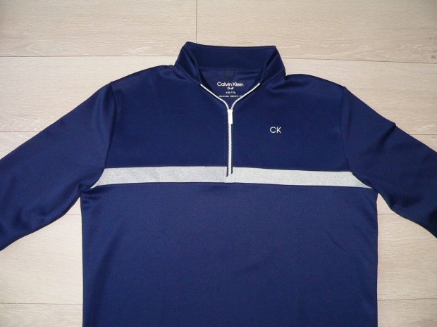 Calvin Klein Golf hossz ujj cipzras nyak pulver (XXL)