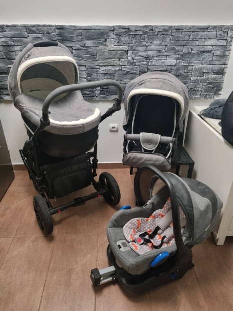 Camarelo Baleo 3in1 babakocsi+isofix