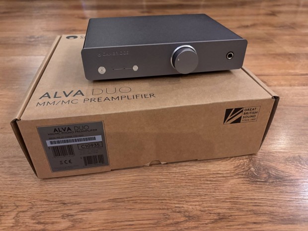 Cambridge Audio Alva Duo Phono-s fejhallgat erst Garancis 