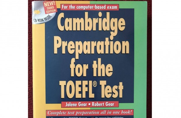 Cambridge Preparation for the TOEFL Test (kny+CD), jszer llapotban