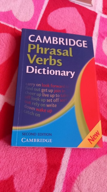Cambridge phrasal verbs dictionary, szotar