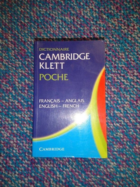 Cambridge szótár - Angol-francia / Francia-angol