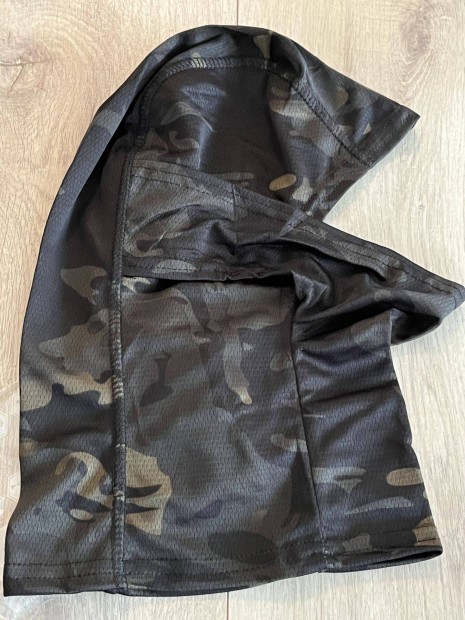 Camouflage fekete terepmintás motoros sí snowboard taktikai maszk
