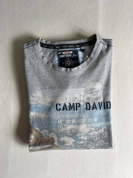 Camp David frfi rvid ujj pl XL-es
