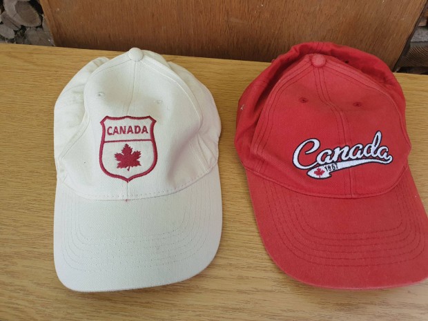 Canada baseball sapkk -piros, fehr, uniszex