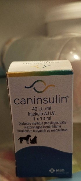 Caninsulin s fecskend