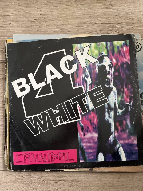Cannibal black white bakelit vinyl