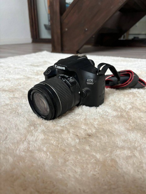 Canon 1300D 5165 expo, 18-55mm III kit obi, Foxpost egyezets utn!