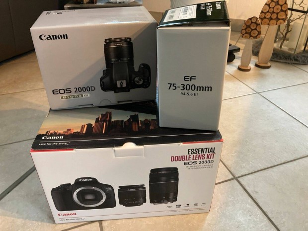 Canon 2000D +18-55 kit, gyri dobozban, Foxpost csak egyeztets utn!