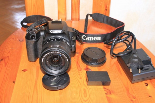 Canon 250D Csak 200 expo! 18-55 Is kit obi. Szállítás egyeztetés után!