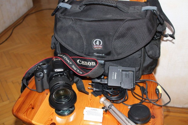 Canon 550D 3700 expo Canon 18-55 III obi, Foxpost egyeztetés után!