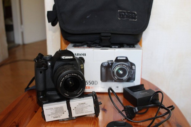 Canon 550D Canon 18-55 Is obi, aksi markolat, Foxpost egyeztetés után!