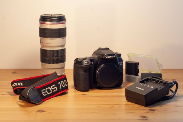 Canon 70D vz, Canon 70-200mm f4L USM obi