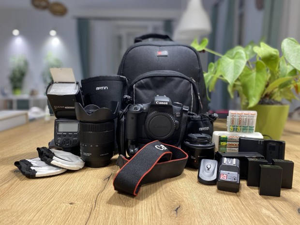 Canon 760d DSLR fots szett