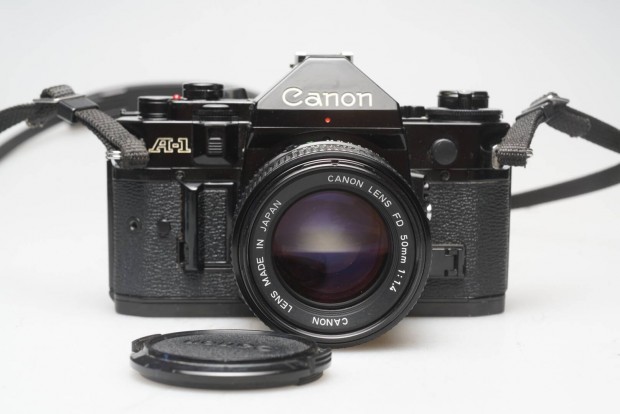Canon A-1 filmes fnykpezgp egy Canon FD 1.4 50 mm objetvvel.