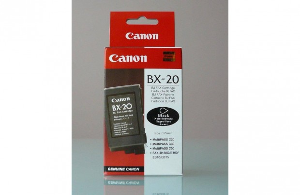 Canon BX20 tintapatron eredeti; Canon BX-20 fax patron = 6.499.-Ft