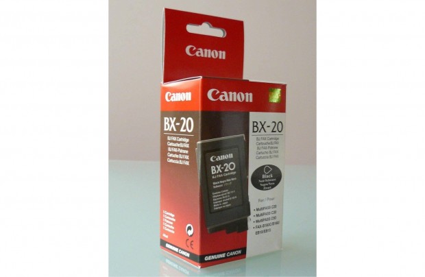 Canon BX20 tintapatron eredeti; Canon BX-20 fax patron = 6.499.-Ft