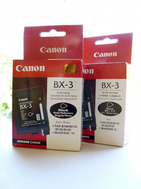 Canon BX-3 eredeti tintapatron ; canon BX3 faxpatron = 4.994.-Ft