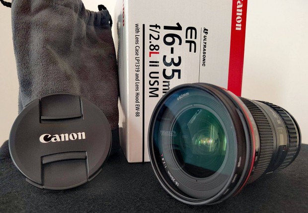 Canon EF 16-35 mm f/2.8 L II USM ultrasonic objektv akcisan elad