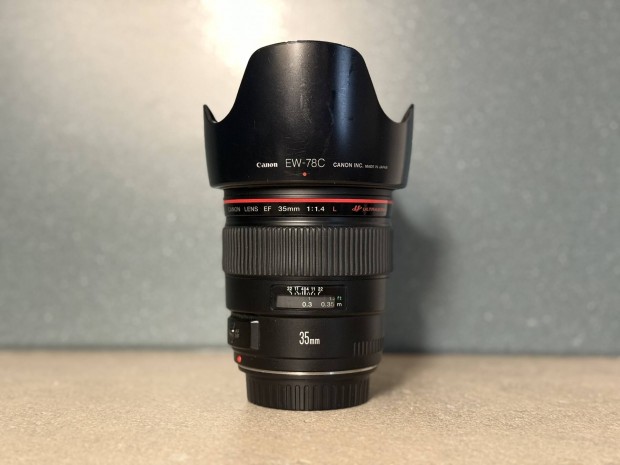 Canon EF 35mm f1.4 L USM - 6 h�nap garancia