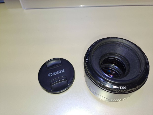 Canon EF 50 mm f1.8 II objektv, jszer