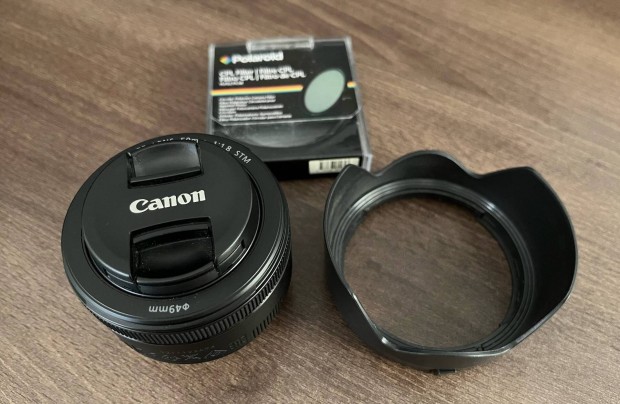 Canon EF 50mm f/1.8 STM + CPL + napellenz