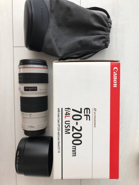 Canon EF 70-200 f/4L USM + UV szr