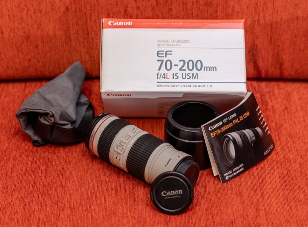 Canon EF 70-200mm f/4L Is USM elad