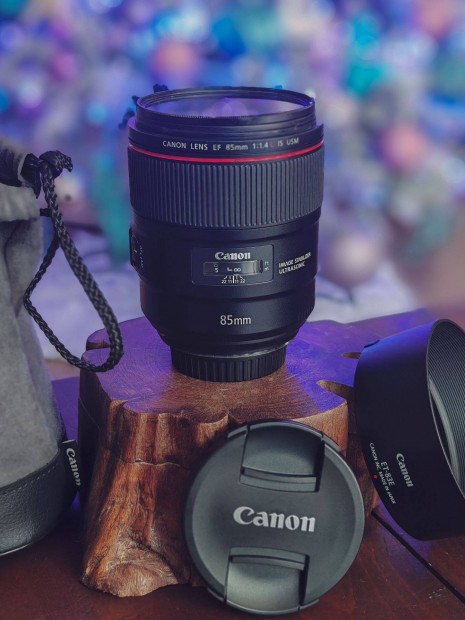 Canon EF 85mm F1.4 L Is USM 85 mm + UV szr