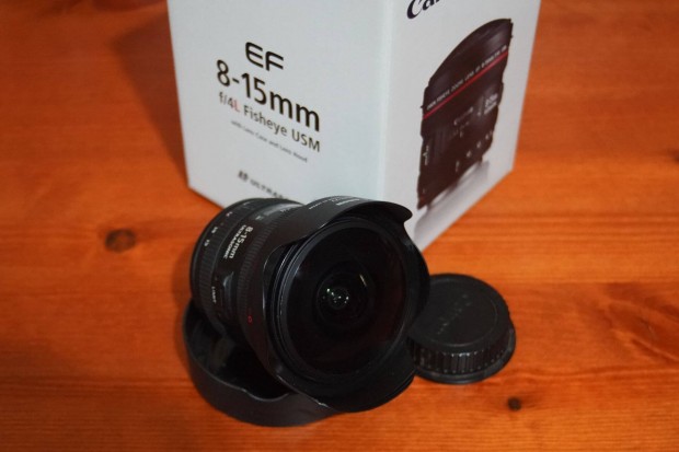 Canon EF 8-15mm F/4L Fisheye USM halszem objektiv