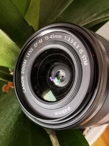 Canon EF-M 15-45mm f/3.5-6.3 Is STM objektív MILC M50 géphez új