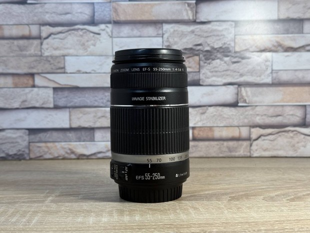 Canon EF-S 55-250 Is - 6 hónap garancia