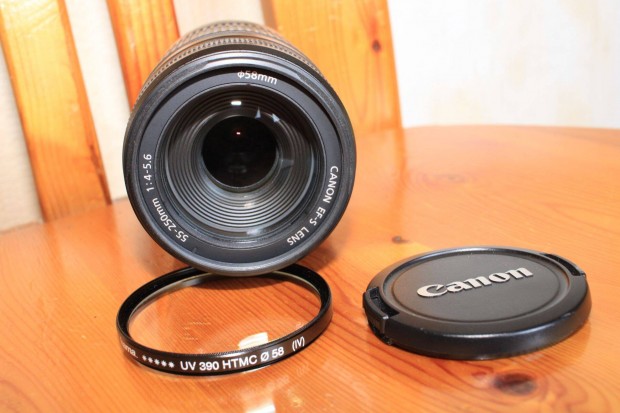 Canon EF-S 55-250mm Is objektív, Foxpost csak egyeztetés után!
