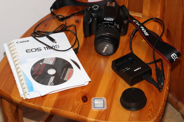 Canon EOS 1100D 1972 expo, 18-55mm obi. Foxpost egyezetés után!