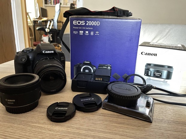 Canon EOS 1200D+18-55mm EFS+50mm f/1.8STM