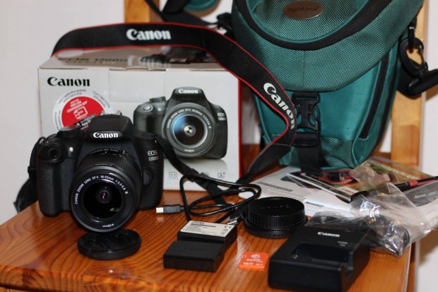 Canon EOS 1200D 5300 expo, Új 18-55 kit obi, Foxpost egyezetés után!