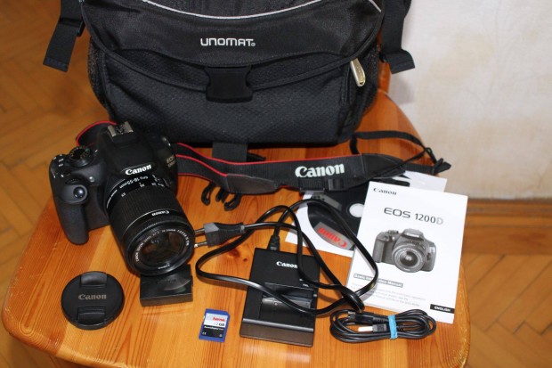 Canon EOS 1200D 850 expo, 18 55 STM obi, Foxpost egyezetés után!