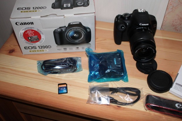 Canon EOS 1200D, 18 55 obi, Újszerű! Foxpost egyeztetés után!