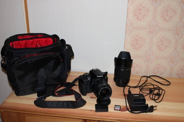 Canon EOS 1300D 1600 expo, +2DB objektív. Foxpost egyezetés után!