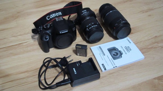 Canon EOS 1300D 2 db Objektv +Fottska
